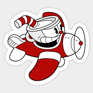 Aero Cuphead Sticker